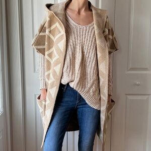 Wishlist Cable-knit Chunky Open Back Sweater